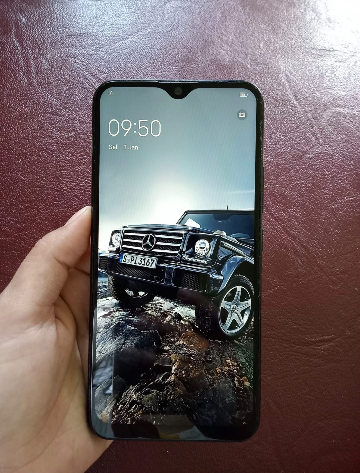 LCD setelah service
